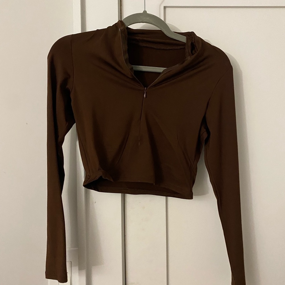 Amazon S brown crop top